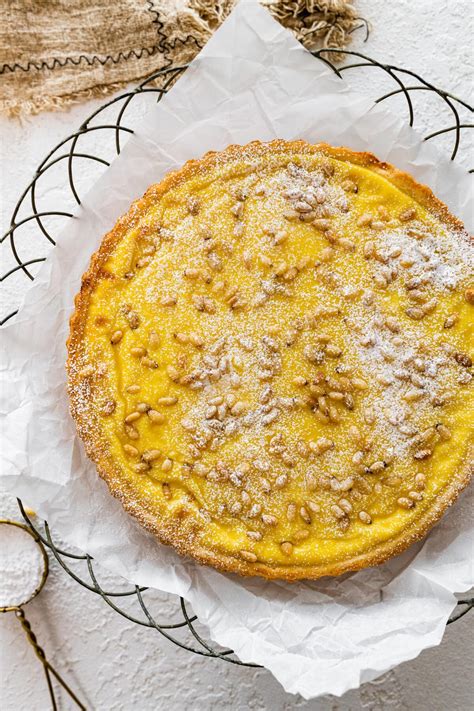 torta versace donna|Torta Della Nonna Recipe (Italian Custard Tart).